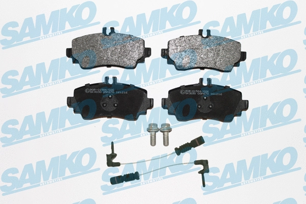 Brake Pad Set, disc brake (5SP670A)