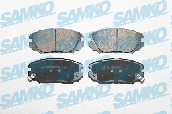 Brake Pad Set, disc brake (5SP1409)