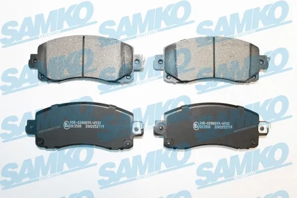 Brake Pad Set, disc brake (5SP2119)