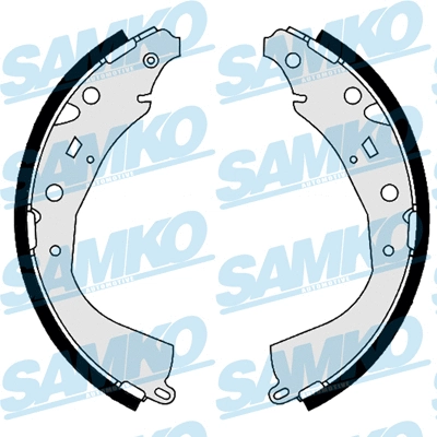 Brake Shoe Set, parking brake (89600)