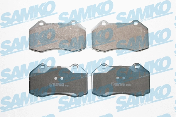 Brake Pad Set, disc brake (5SP1389)