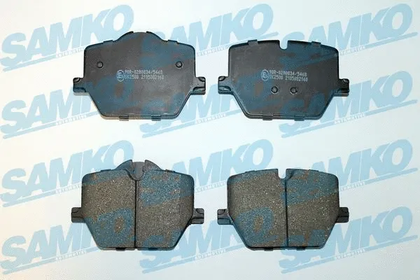 Brake Pad Set, disc brake (5SP2160)