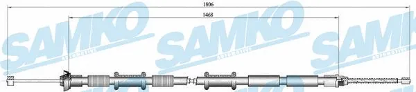 Cable Pull, parking brake (C0168B)