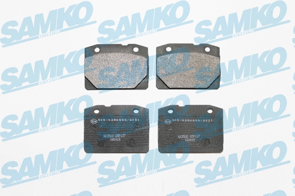 Brake Pad Set, disc brake (5SP127)
