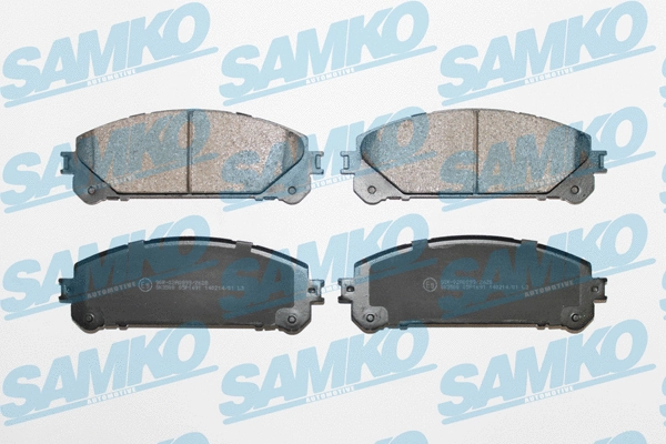 Brake Pad Set, disc brake (5SP1691)