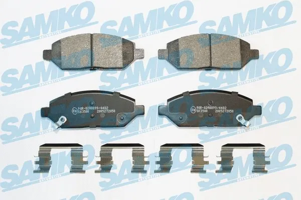 Brake Pad Set, disc brake (5SP2050K)