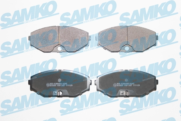 Brake Pad Set, disc brake (5SP1357)
