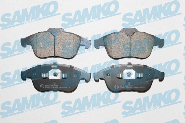 Brake Pad Set, disc brake (5SP1466)