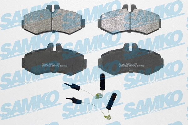 Brake Pad Set, disc brake (5SP672A)