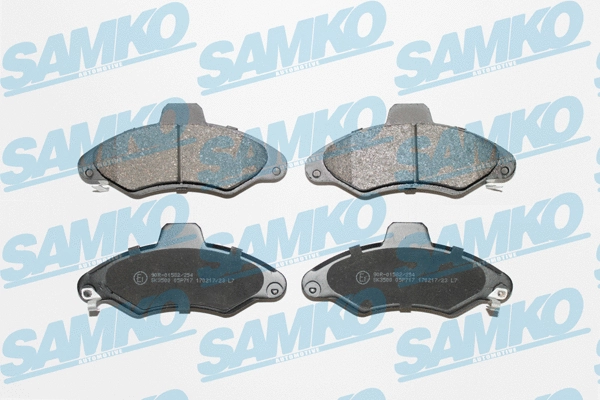 Brake Pad Set, disc brake (5SP717)