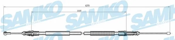Cable Pull, parking brake (C1075B)