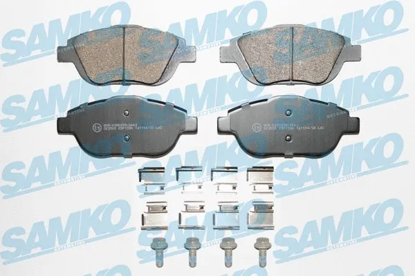 Brake Pad Set, disc brake (5SP1590K)