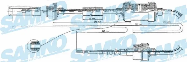Cable Pull, clutch control (C0045C)