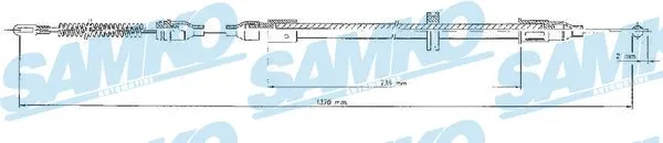 Cable Pull, parking brake (C0547B)