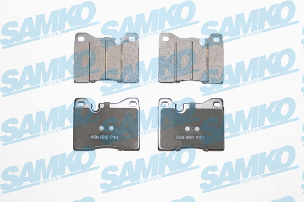 Brake Pad Set, disc brake (5SP207)
