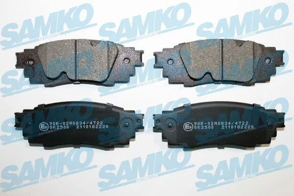 Brake Pad Set, disc brake (5SP2220)