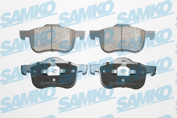 Brake Pad Set, disc brake (5SP704)