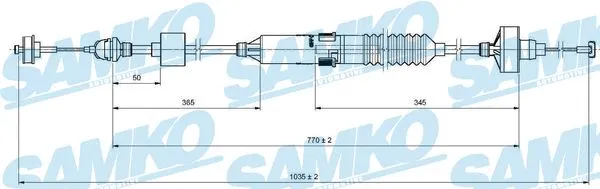 Cable Pull, clutch control (C0260C)
