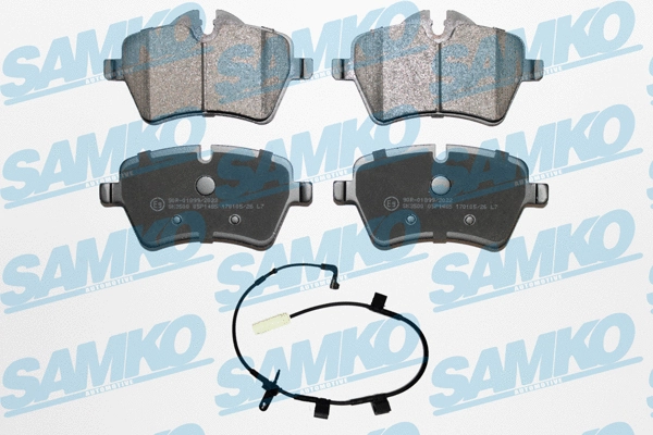 Brake Pad Set, disc brake (5SP1485A)