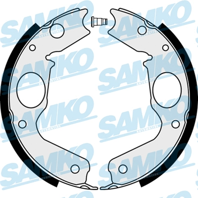 Brake Shoe Set, parking brake (88350)