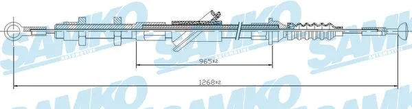 Cable Pull, clutch control (C0428C)