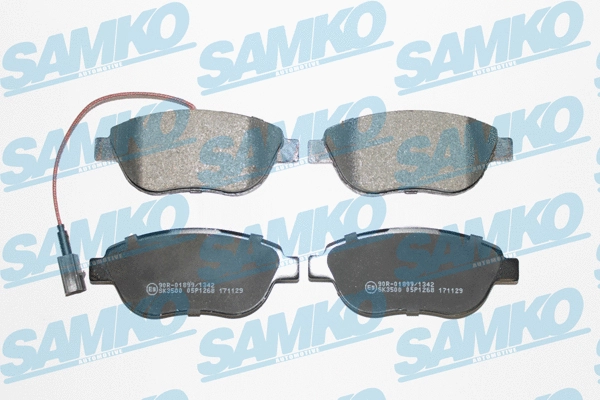 Brake Pad Set, disc brake (5SP1268)