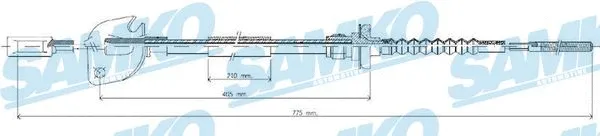 Cable Pull, clutch control (C0050C)