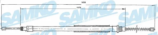 Cable Pull, parking brake (C0623B)