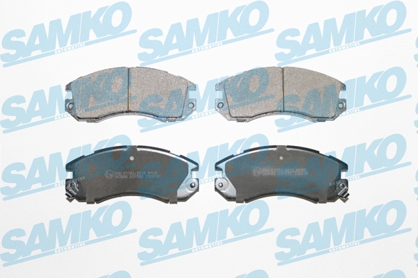 Brake Pad Set, disc brake (5SP546)
