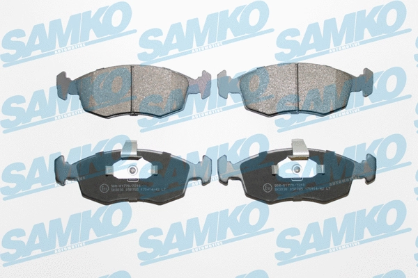 Brake Pad Set, disc brake (5SP785)