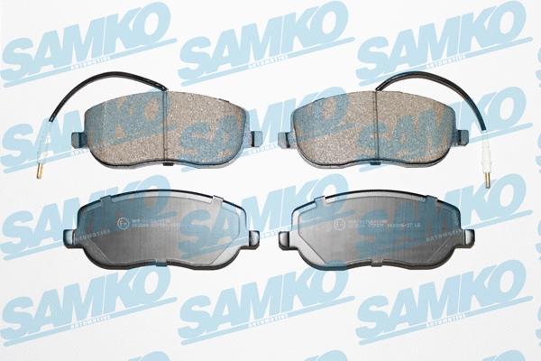 Brake Pad Set, disc brake (5SP831)