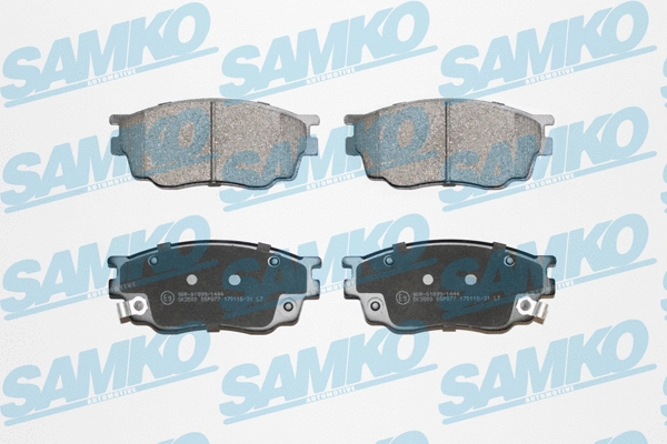 Brake Pad Set, disc brake (5SP877)