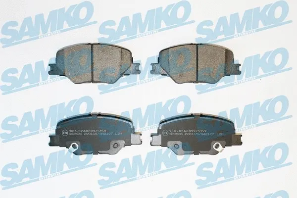 Brake Pad Set, disc brake (5SP2107)