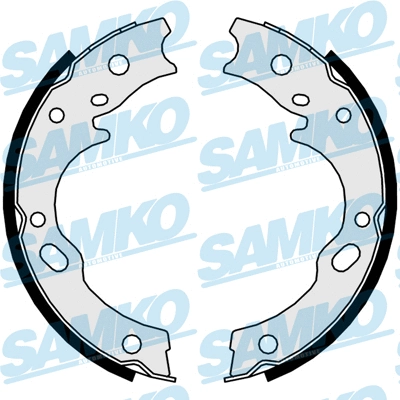 Brake Shoe Set, parking brake (81127)