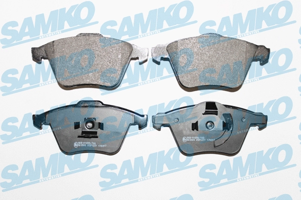 Brake Pad Set, disc brake (5SP1277)