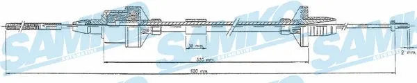 Cable Pull, clutch control (C0123C)