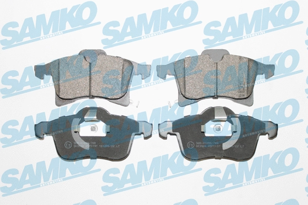Brake Pad Set, disc brake (5SP1197)