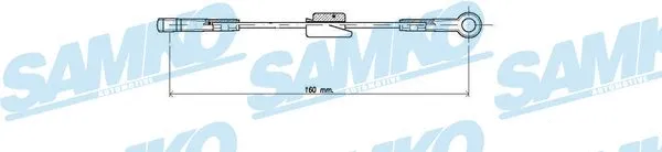 Cable Pull, parking brake (C0221B)