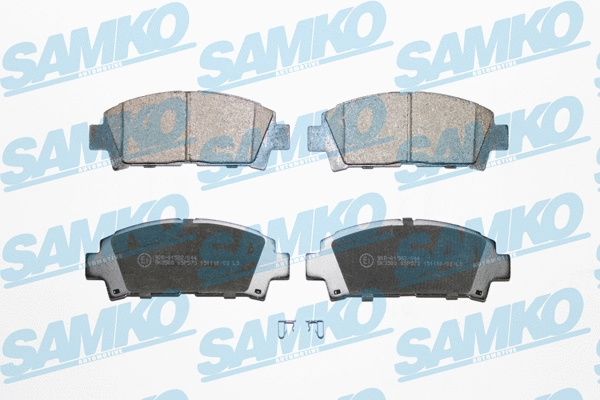 Brake Pad Set, disc brake (5SP573)