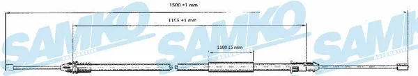 Cable Pull, parking brake (C0402B)