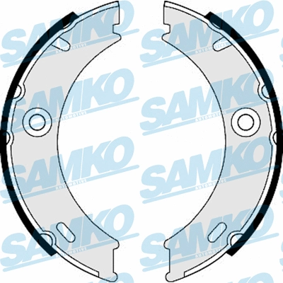 Brake Shoe Set, parking brake (87970)