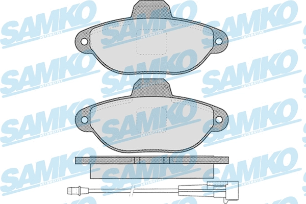 Brake Pad Set, disc brake (5SP1262)
