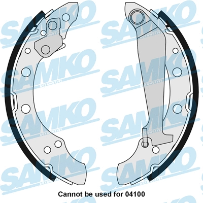 Brake Shoe Set (85730)