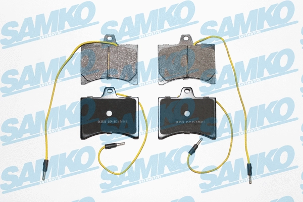 Brake Pad Set, disc brake (5SP195)