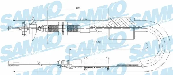 Cable Pull, clutch control (C0483C)