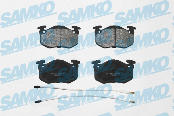 Brake Pad Set, disc brake (5SP231)