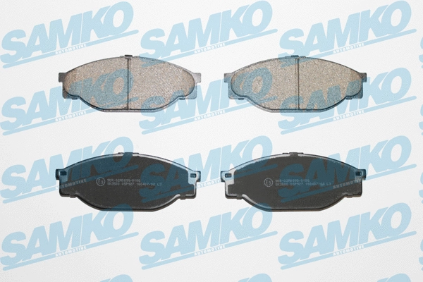 Brake Pad Set, disc brake (5SP927)