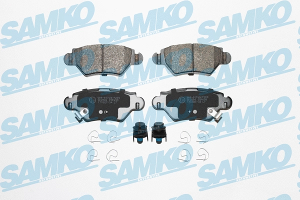 Brake Pad Set, disc brake (5SP699)