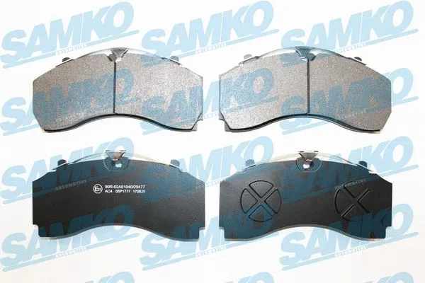 Brake Pad Set, disc brake (5SP1777)