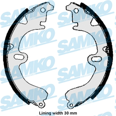 Brake Shoe Set (85860)
